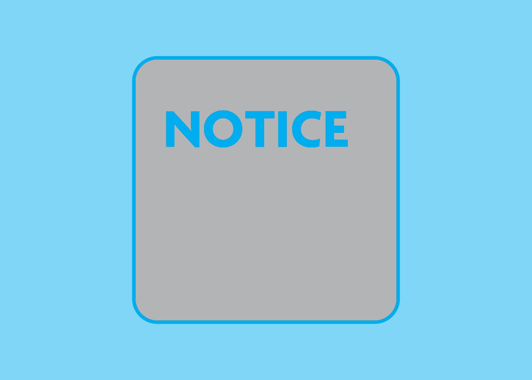 Notice icon