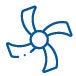 Icon for a ceiling fan